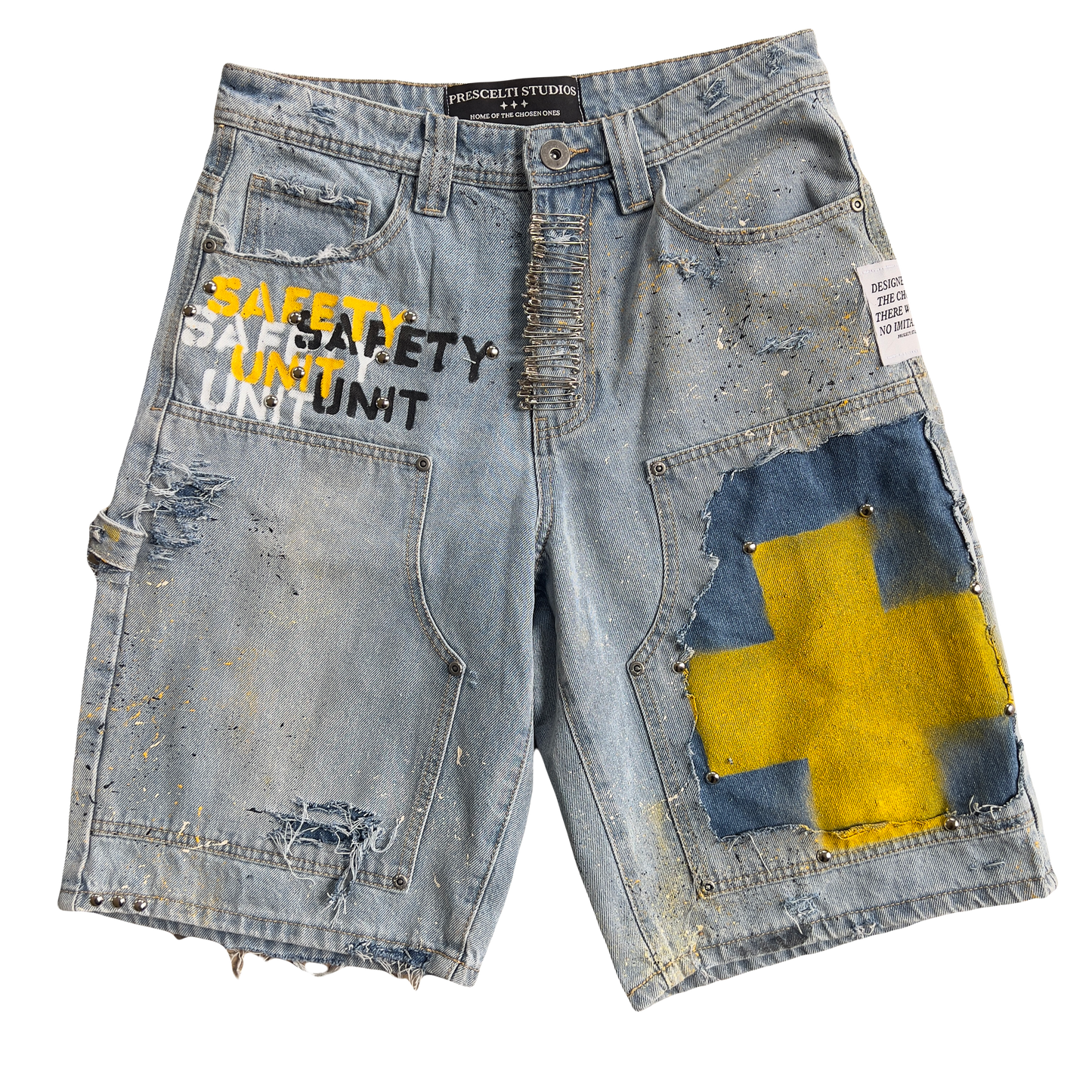 SAFETY UNIT Denim Shorts